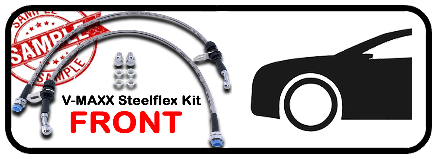 V-Maxx Sportbremsanlage 4-Kolben Bremssattel Set