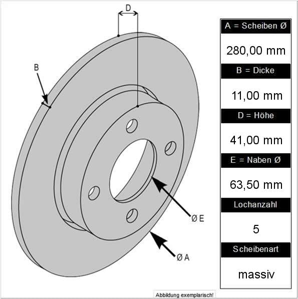 Brembo XTRA Line Bremsscheibensatz HA Focus MK2 ST